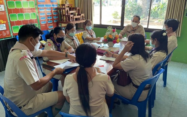 การประชุมผู้กำกับลูกเสือการวางแผนกิจกรรมพัฒนาผู้เรียนการจัดกิจกรรมลูกเสือ