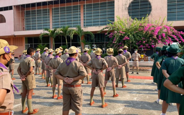 กิจกรรมลูกเสือ-เนตรนารี ชั้นประถมศึกษาปีที่ 6 ในวันที่ 2 มีนาคม 2565