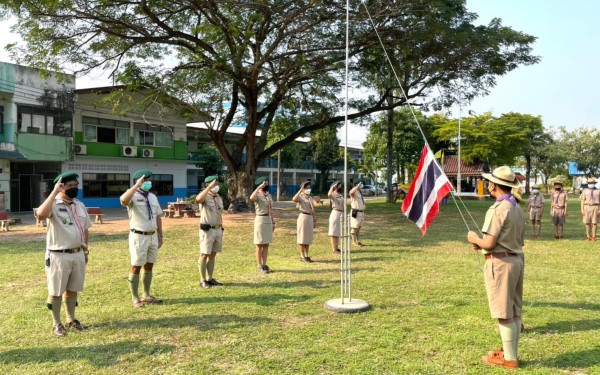 กิจกรรมลูกเสือ-เนตรนารี ชั้นประถมศึกษาปีที่ 6 ในวันที่ 2 มีนาคม 2565