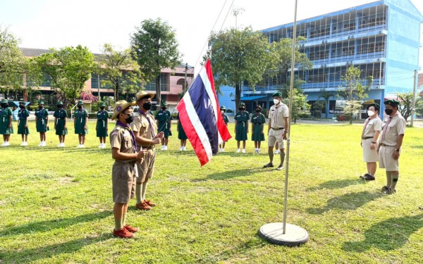 กิจกรรมลูกเสือ-เนตรนารี ชั้นประถมศึกษาปีที่ 6 ในวันที่ 2 มีนาคม 2565