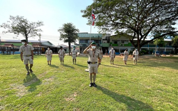 กิจกรรมลูกเสือ-เนตรนารี ชั้นประถมศึกษาปีที่ 6 ในวันที่ 2 มีนาคม 2565