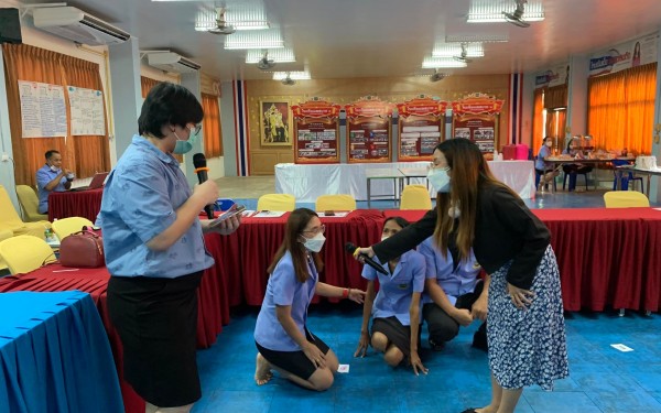 ประมวลภาพกิจกรรมการอบรมเชิงปฏิบัติการโครงการปรับปรุงหลักสูตรสถานศึกษา ประจำปี 2565  กิจกรรมจัดทำหลักสูตรรายวิชาเพิ่มเติมภาษาจีน ในวันที่ 5 พฤษภาคม 2565