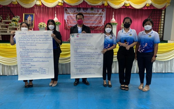 ประมวลภาพกิจกรรมการอบรมเชิงปฏิบัติการโครงการปรับปรุงหลักสูตรสถานศึกษา ประจำปี 2565 กิจกรรมจัดทำหลักสูตรรายวิชาเพิ่มเติมภาษาจีน ในวันที่ 6 พฤษภาคม 2565 