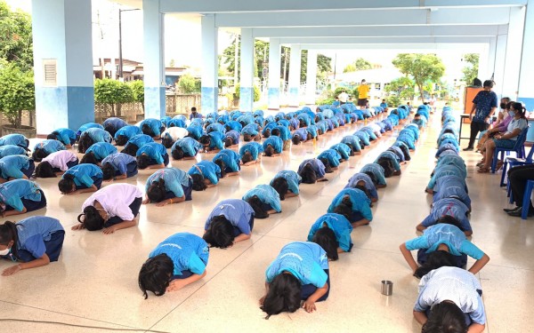 กิจกรรมส่งเสริมคุณธรรมจริยธรรม  ประจำวันศุกร์สุดสัปดาห์