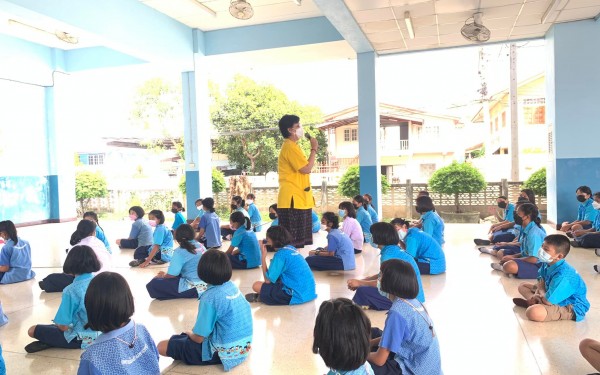 กิจกรรมส่งเสริมคุณธรรมจริยธรรม  ประจำวันศุกร์สุดสัปดาห์