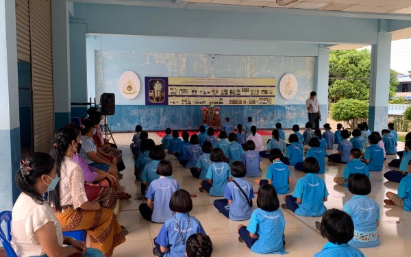 กิจกรรมส่งเสริมคุณธรรมจริยธรรม  ประจำวันศุกร์สุดสัปดาห์