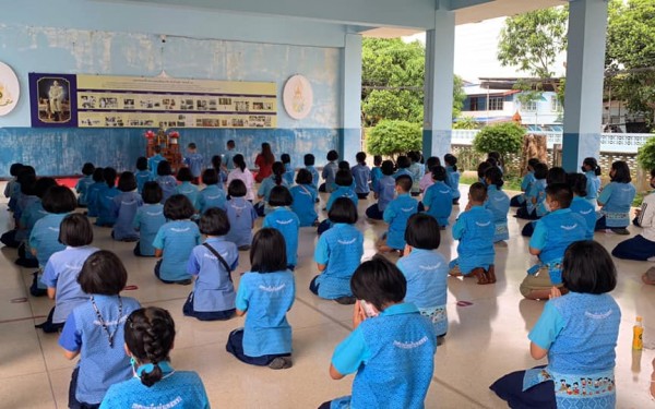 กิจกรรมส่งเสริมคุณธรรมจริยธรรม  ประจำวันศุกร์สุดสัปดาห์