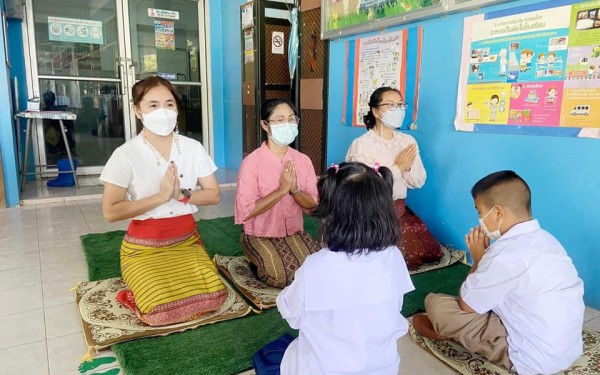 กิจกรรมส่งเสริมคุณธรรมจริยธรรม  ประจำวันศุกร์สุดสัปดาห์