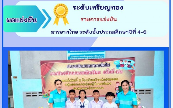 ขอแสดงความยินดีกับนักเรียนคนเก่งของโรงเรียนเทศบาล1 (เกริกฤตยาอุปถัมภ์) ในการเข้าร่วมแข่งขันงานศิลปหัตถกรรมนักเรียน ประจำปีการศึกษา 2566 จัดโดย สำนักงานเขตพื้นที่การศึกษาประถมศึกษา กำแพงเพชรเขต1 ระหว่างวันที่ 22-24 กันยายน 2566