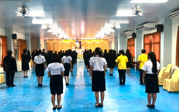 จัดพิธีเนื่องในวันคล้ายวันสวรรคต พระบาทสมเด็จพระบรมชนกาธิเบศร มหาภูมิพลอดุลยเดชมหาราช บรมนาถบพิตร( 13 ตุลาคม )